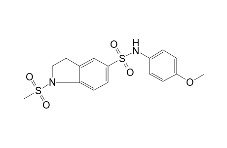 1-Mesyl-N-(4-methoxyphenyl)indoline-5-sulfonamide