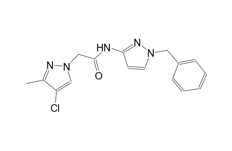 N-(1-benzyl-1H-pyrazol-3-yl)-2-(4-chloro-3-methyl-1H-pyrazol-1-yl)acetamide