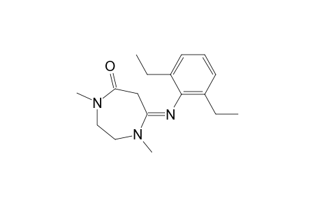 1,4-DIMETHYL-7-[(2,6-DIETHYLPHENYL)-IMINO]-PERHYDRO-[1,4]-DIAZEPIN-5-ONE