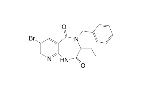 4-Benzyl-7-bromo-3-propyl-3,4-dihydro-1H-pyrido[2,3-e][1,4[diazepine-2,5-dione