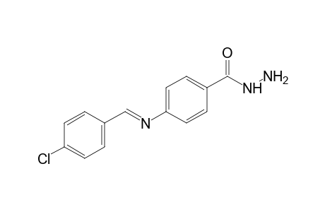 p-[(p-chlorobenzylidene)amino]benzoic acid, hydrazide