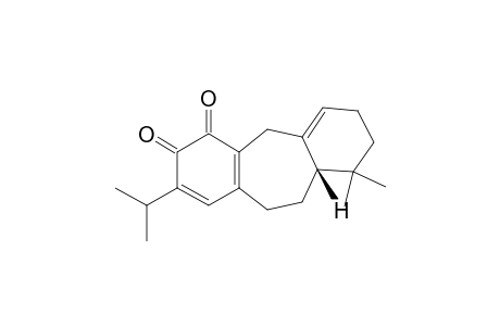 1H-Dibenzo[a,d]cycloheptene-6,7-dione, 2,3,5,10,11,11a-hexahydro-1,1-dimethyl-8-(1-methylethyl)-, (S)-