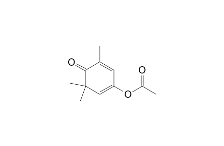 2,4-Cyclohexadien-1-one, 4-(acetyloxy)-2,6,6-trimethyl-