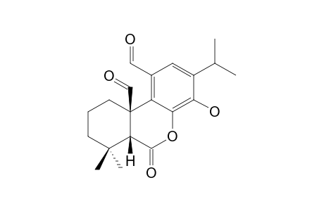 SAFFICINOLIDE;12-HYDROXY-7,20-DIOXO-6,7-SECO-ABIETA-8,11,13-TRIENE-6,11-OLIDE