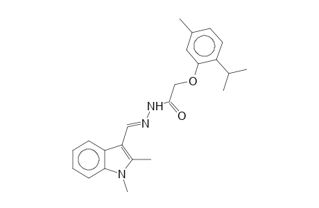 N'-[(1,2-Dimethyl-3-indolyl)methylene]-2-(2-isopropyl-5-methylphenoxy)acethydrazide