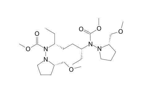 (1R,4R,2'S,2''S)-(-)-N-(2-Methoxymethylpyrrolidine-1-yl)-N-{4-[(2-methoxymethylpyrrolidine-1-yl)methoxycarbonylamino]-1-ethylhexyl}methylcarbamate