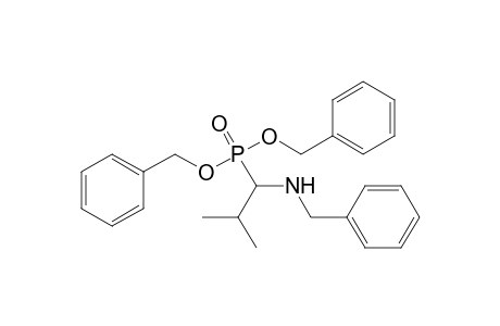 Phosphonic acid, [2-methyl-1-[(phenylmethyl)amino]propyl]-, bis(phenylmethyl) ester