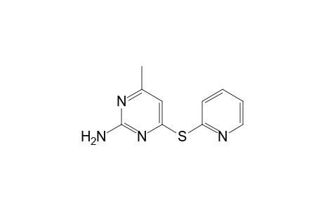 4-Methyl-6-(2-pyridinylsulfanyl)-2-pyrimidinamine