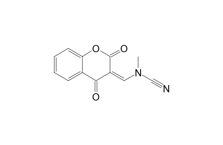 3-(Cyanomethylaminomethylene)-3,4-dihydro-2H-1-benzopyran-2,4-dione