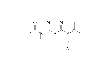 Acetamide, N-[5-(1-cyano-2-methyl-1-propenyl)-1,3,4-thiadiazol-2-yl]-