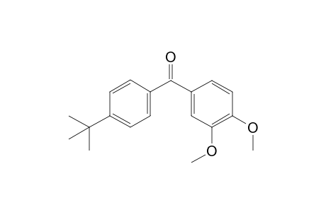 (4-(tert-butyl)phenyl)(3,4-dimethoxyphenyl)methanone