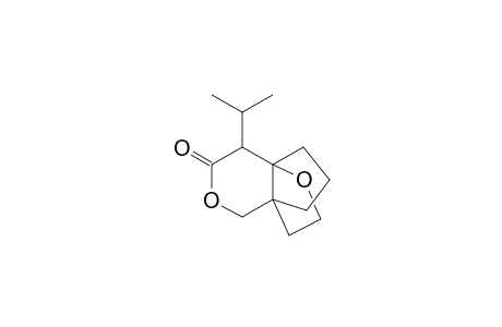 5-isopropyl-3,7-dioxatricyclo[4.3.3.0(1,6)]dodecan-4-one