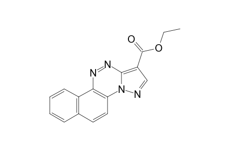 3-ETHOXYCARBONYLNAPHTHO-[2,1-C]-PYRAZOLO-[5,1-E]-[1,2,4]-TRIAZINE