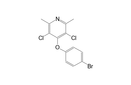 4-(4-Bromophenoxy)-3,5-dichloro-2,6-dimethylpyridine