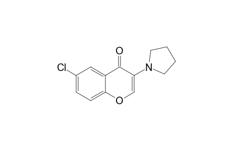 3-Pyrrolidino-6-chloro-4(4H)-chromome
