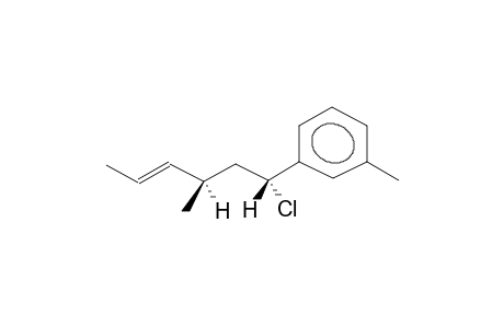 THREO-3-(1-CHLORO-3-METHYLHEX-4E-ENYL)TOLUENE