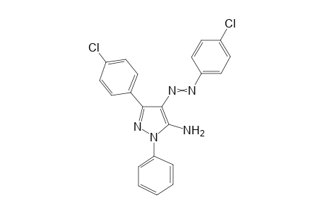 5-Amino-4-(p-chlorophenylazo)-3-(4-chlorophenyl)-1-phenyl-1H-pyrazole