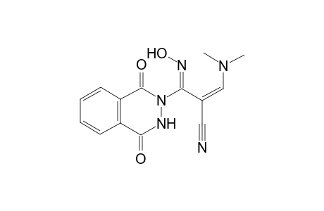 (Z,Z)-3-(Dimethylamino)-2-(1,4-dioxo-3,4-dihydrophthalazin-2(1H)-yl)(hydroxyimino)methyl)acrylonitrile