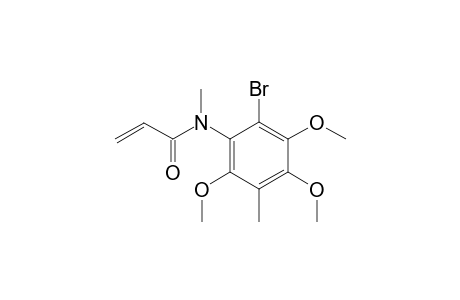 N-(6-Bromo-3-methyl-2,4,5-trimethoxyphenyl)-N-methylpropenamide