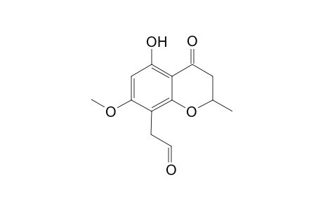 2-(5-hydroxy-4-keto-7-methoxy-2-methyl-chroman-8-yl)acetaldehyde