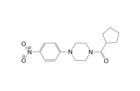 1-(cyclopentylcarbonyl)-4-(4-nitrophenyl)piperazine