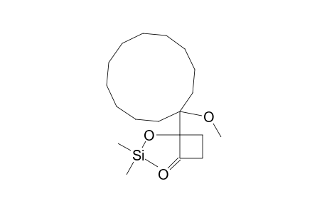 Cyclobutanone, 2-(1-methoxycyclododecyl)-2-[(trimethylsilyl)oxy]-