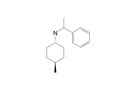 N-(1-PHENYLETHYL)-4-METHYL-CYCLOHEXANAMINE;TRANS-ISOMER