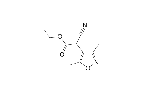 Ethyl 2-(3',5'-dimethyl-4'-isoxazolyl)-cyanoacetate