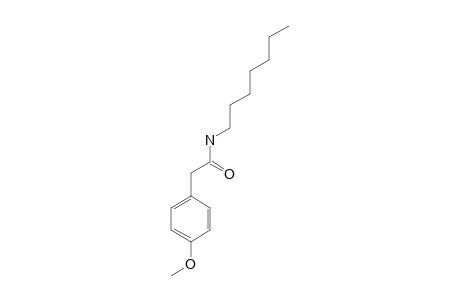 N-NORMAL-HEPTYL-(4-METHOXYPHENYL)-ACETAMIDE