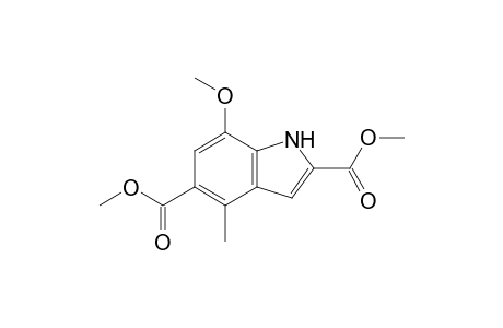 Dimethyl 7-methoxy-4-methyl-1H-indole-2,5-dicarboxylate