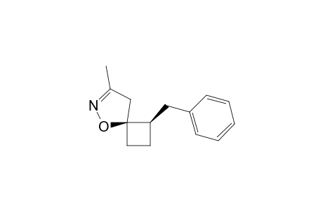 (1S*,2R*)-2-Benzyl-4',5'-Dihydro-3'-methylspiro[cyclobutane-1,5'-isoxazole]