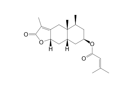 (8S)-2-[(Senecioyl)oxy]eremophil-7(11)-en-12,8-olide