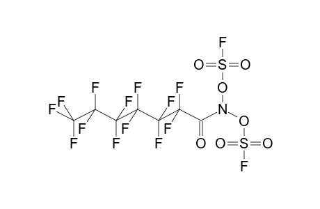 PERFLUOROHEPTANOIC ACID, N,N-BIS(FLUOROSULPHATE)AMIDE