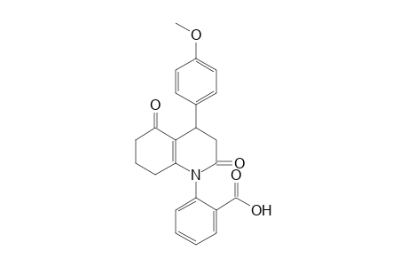 2-[2,5-diketo-4-(4-methoxyphenyl)-4,6,7,8-tetrahydro-3H-quinolin-1-yl]benzoic acid