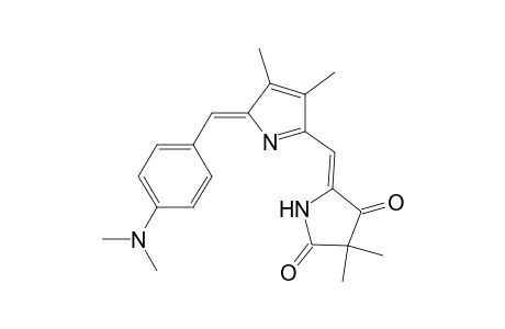 2,4-Pyrrolidinedione, 5-[[2-[[4-(dimethylamino)phenyl]methylene]-3,4-dimethyl-2H-pyrrol-5-yl]methylene]-3,3-dimethyl-, (Z,Z)-