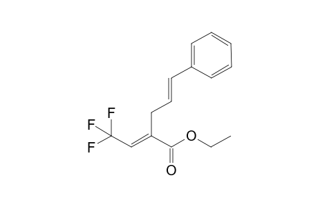 (2E,4E)-Ethyl 2-(2,2,2-trifluoroethylidene)-5-phenylpent-4-enoate