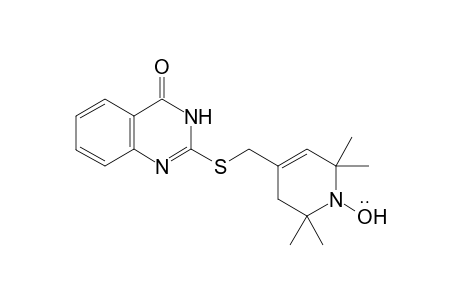 2-{[(1-Oxyl-2,2,6,6-tetramethyl-1,2,3,6-tetrahydropyridin-4-yl)methyl]thio}quinazolin-4(3H)-one radical