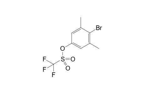 (4-bromo-3,5-dimethyl-phenyl) trifluoromethanesulfonate