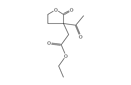 2-ACETYL-2-(2-HYDROXYETHYL)SUCCINIC ACID, gamma-LACTONE, ETHYL ESTER