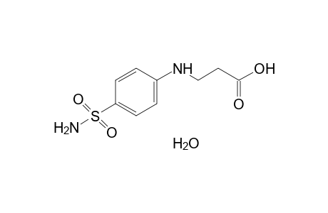 N-(p-sulfamoylphenyl)-beta-alanine, hydrate