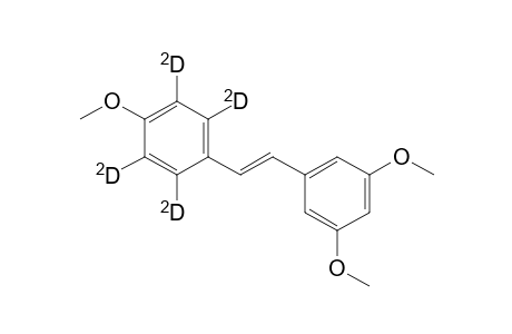 (E)-3',4,5'-Trimethoxy-2,3,5,6-tetradeuterostilbene