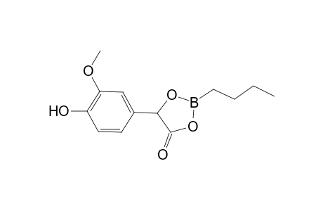 1,3,2-Dioxaborolan-4-one, 2-butyl-5-(4-hydroxy-3-methoxyphenyl)-