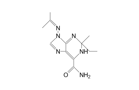 6-Carbamoyl-2-ethyl-7-isopropylidenamino-2-methyl-1,2-dihydro-purine