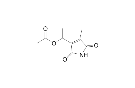1-(4-Methyl-2,5-dioxo-pyrrol-3-yl)ethyl acetate