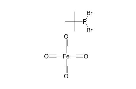 Tetracarbonyl(dibromo-t-butylphosphane)iron