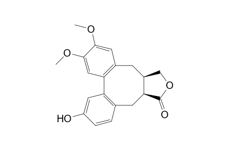 cis-11-Hydroxy-6-(hydroxymethyl)-2,3-dimethoxydibenzo[1a,4a:8a,12a]cyclooctadiene-7-carboxylic acid lactone