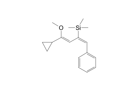 1-Cyclopropyl-1-methoxy-3-trimethylsilyl-4-phenylbuta-1,3-diene