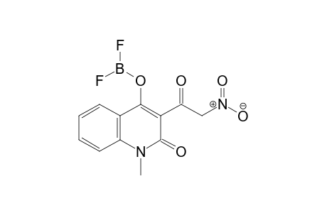 4-(Difluoroboryloxy)-1-methyl-3-(2-nitroacetyl)quinolin-2(1H)-one