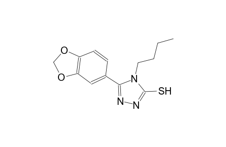 5-(1,3-benzodioxol-5-yl)-4-butyl-4H-1,2,4-triazole-3-thiol