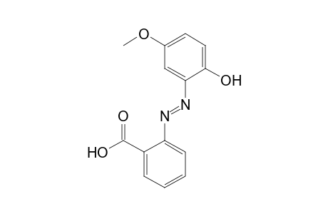 (E)-2-((2-hydroxy-5-methoxyphenyl)diazenyl)benzoic acid